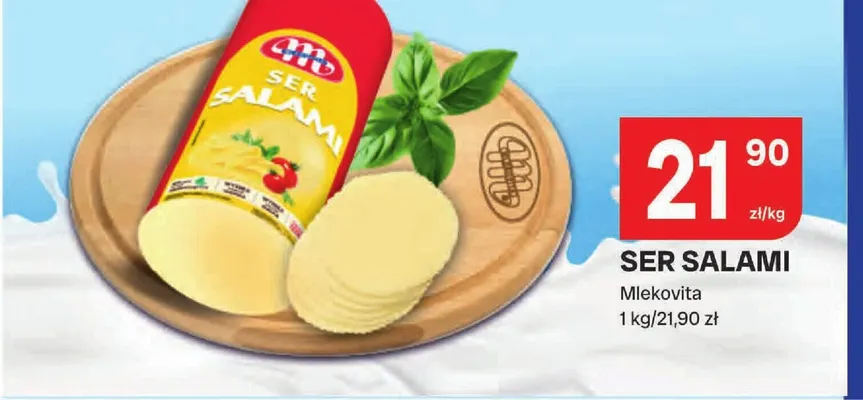 Ser Salami Mlekovita promocja w Chorten