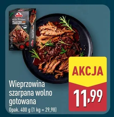 Wieprzowina szarpana wolno gotowana promocja w Aldi