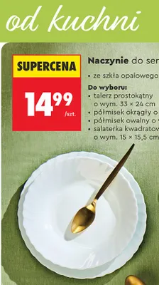 Naczynie do serwowania - półmisek okrągły promocja w Biedronka