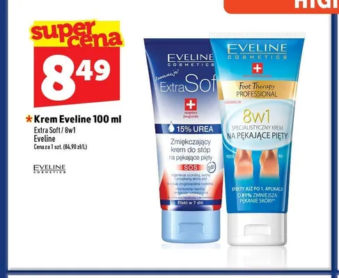Krem do stóp i ciała Eveline Extra Soft promocja w TOPAZ