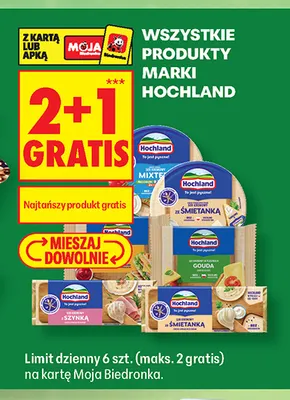Produkty marki Hochland promocja w Biedronka