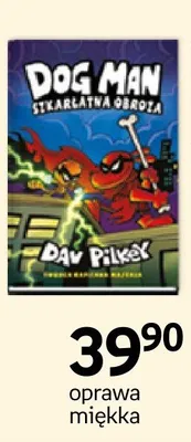 Komiks Dog Man Szkarłatna obroża Dav Pilkey promocja w Empik