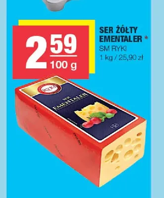 Ser żółty Ementaler SM Ryki promocja w SPAR