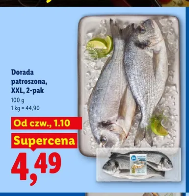 Dorada patroszona XXL 2-pak promocja w Lidl