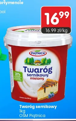 Twaróg sernikowy Piątnica promocja w Market Point