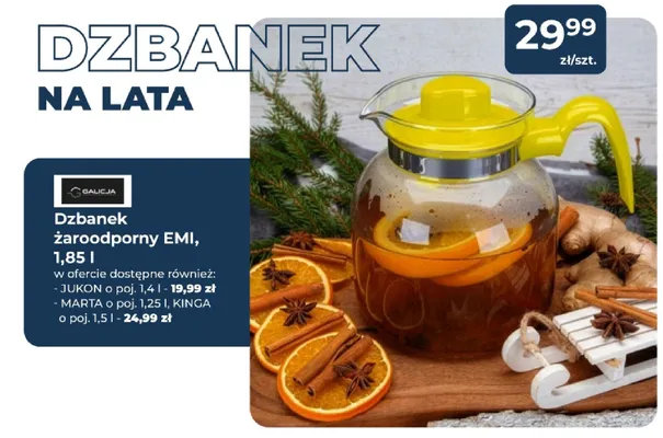 Dzbanek żaroodporny EMI promocja w PSB Mrówka