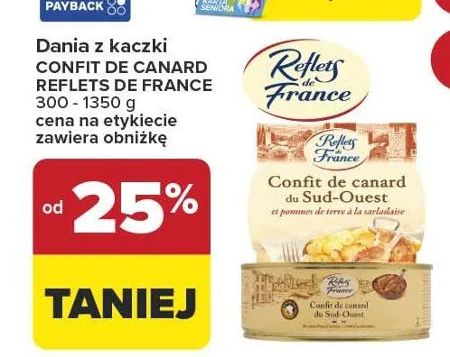 Dania z kaczki Confit de Canard Reflets de France promocja w Carrefour