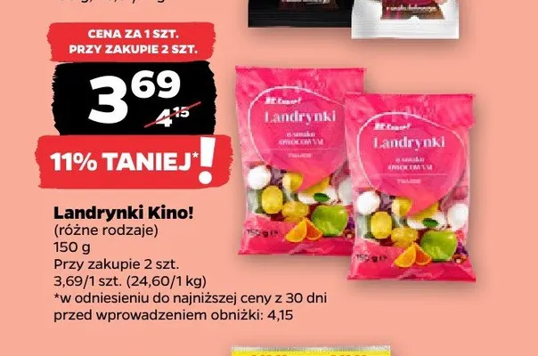 Landrynki Kino! promocja w Netto