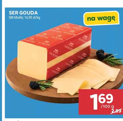 Ser Gouda SM Mońki na wagę promocja w Stokrotka