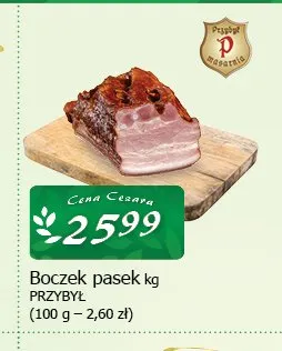 Boczek pasek Przybył promocja w CEZAR Delikatesy