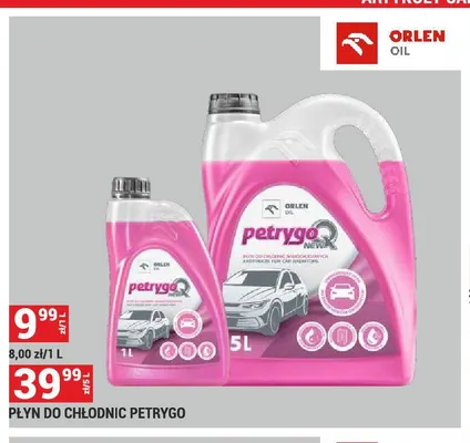 Płyn do chłodnic Petrygo Orlen Oil promocja w Merkury Market