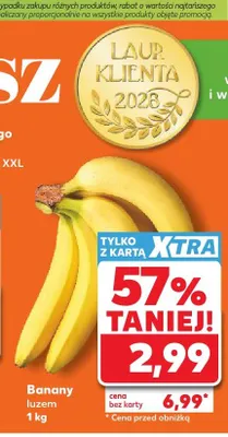 Banany luzem promocja w Kaufland