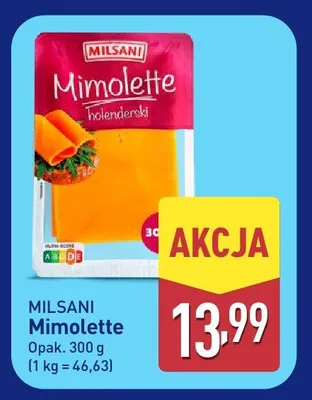 Ser Mimolette Milsani promocja w Aldi