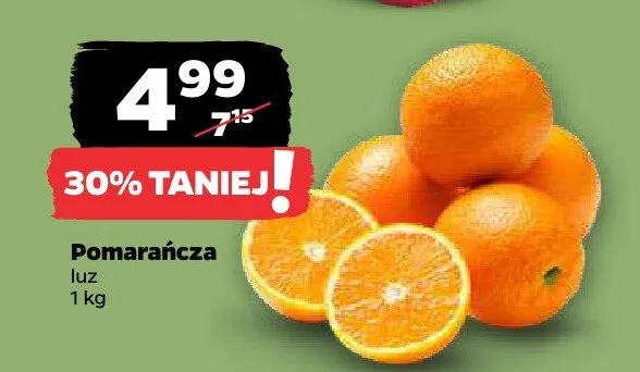 Pomarańcza luz promocja w Netto