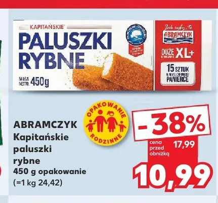 Kapitańskie paluszki rybne Abramczyk promocja w Kaufland
