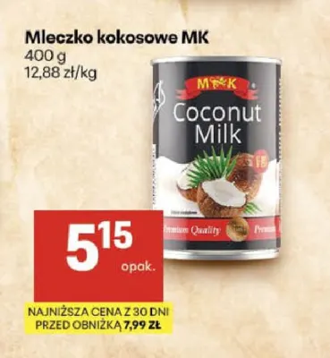 Mleczko kokosowe MK promocja w Delikatesy Centrum