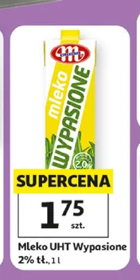 Mleko UHT Wypasione 2% tł. promocja w Auchan