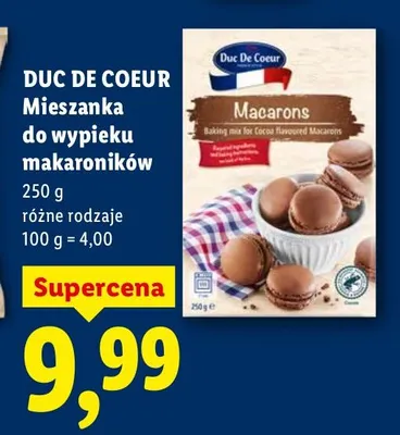 Mieszanka do wypieku makaroników różne rodzaje promocja w Lidl