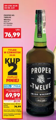 Whiskey Proper No. Twelve promocja w Kaufland