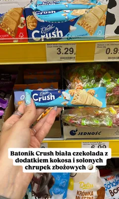 Baton E.Wedel Crush White Chocolate Coconut promocja w Dino