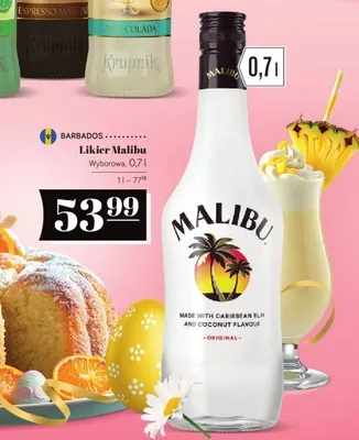 Likier Malibu promocja w POLOmarket