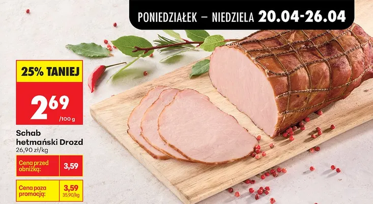 Schab hełmański promocja w Biedronka