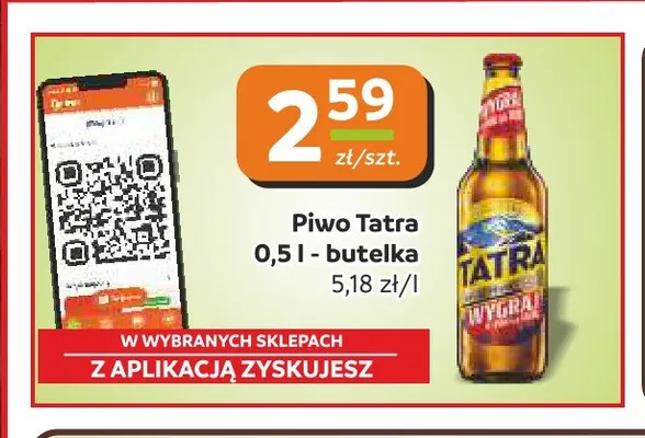 Piwo Tatra promocja w Gama