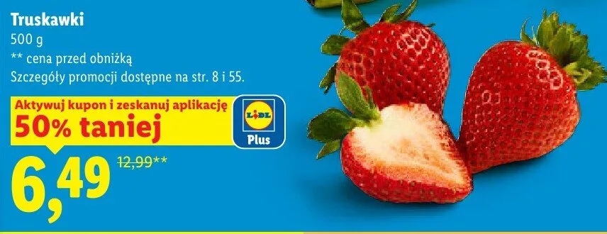 Truskawki promocja w Lidl