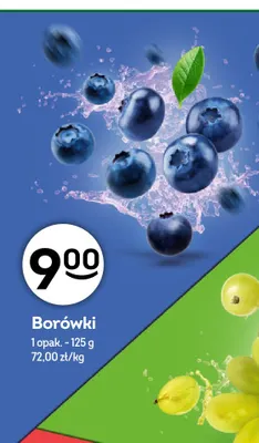 Borówki promocja w Żabka