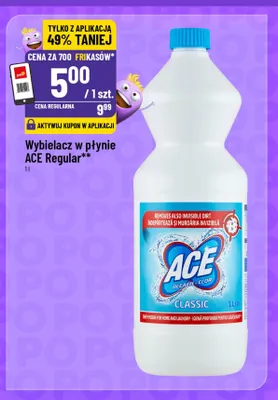 Wybielacz w płynie ACE Regular promocja w POLOmarket