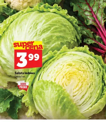 Sałata lodowa promocja w TOPAZ