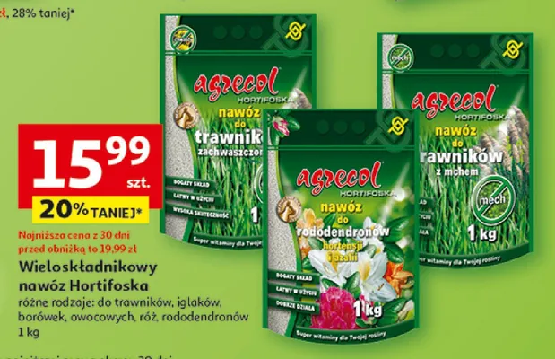 Nawóz do trawników i mchów promocja w Auchan