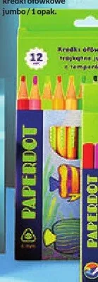 Kredki ołówkowe trójkątne jumbo Paperdot promocja w Empik