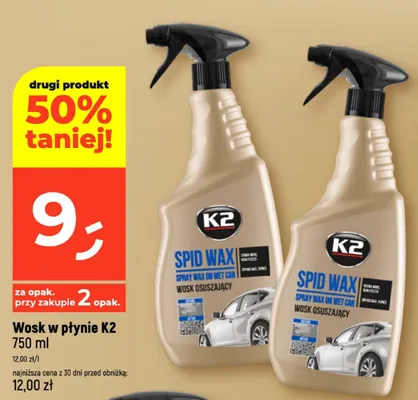 Wosk w płynie K2 Spid Wax promocja w Dealz