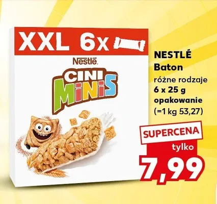 Baton Nestlé Cini Minis 6-pak promocja w Kaufland