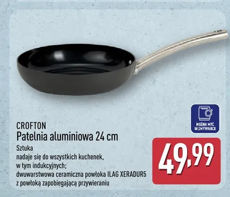 Patelnia aluminiowa Crofton 24 cm promocja w Aldi