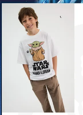 Koszulka z krótkim rękawem Star Wars 134-170cm promocja w Smyk
