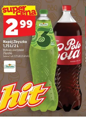 Napój Zbyszko 3 Kiwi promocja w TOPAZ
