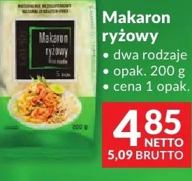 Makaron ryżowy House of Asia dwa rodzaje promocja w Makro
