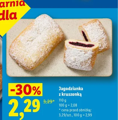 Jagodzianka z kruszonką promocja w Lidl