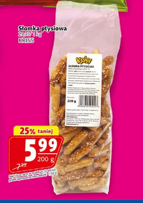 Słomka ptysiowa Kriss promocja w Prim Market