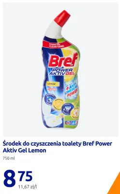 Środek do czyszczenia toalety Bref Power Aktiv Gel Lemon promocja w Action