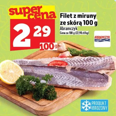 Filet z miruny ze skórą promocja w TOPAZ