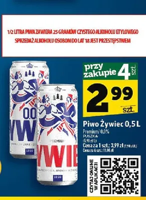 Piwo Żywiec promocja w TOPAZ