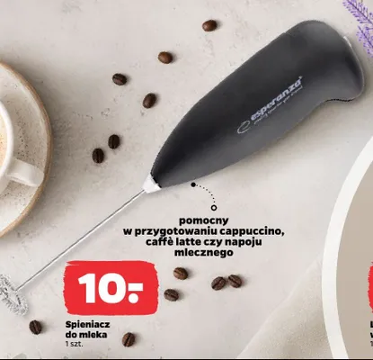 Spieniacz do mleka Esperanza promocja w Netto
