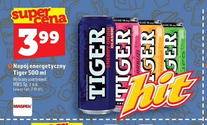 Napój energetyczny mojito Be power promocja w TOPAZ