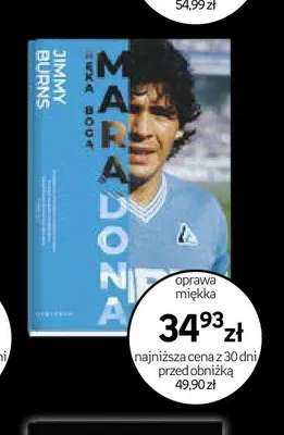 Książka Maradona oprawa miękka promocja w Empik