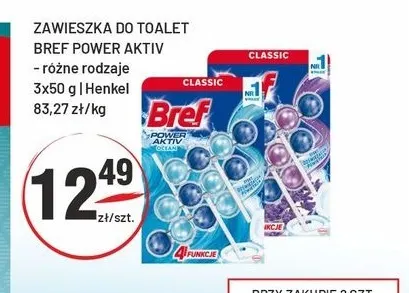 Zawieszka do toalet Bref Power Aktiv promocja w Sedal