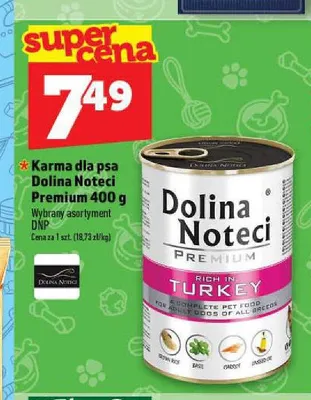 Karma dla psa Dolina Noteci Premium z indykiem promocja w TOPAZ
