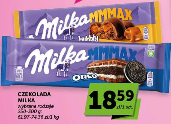 Czekolada wybrane rodzaje promocja w ABC